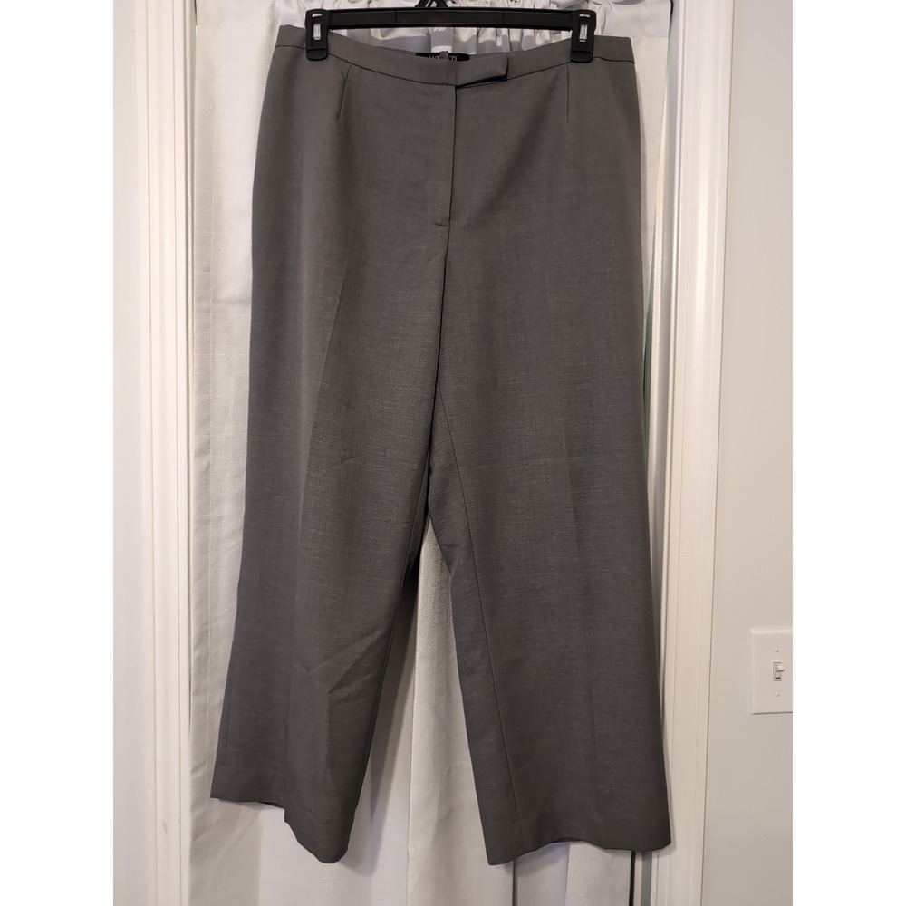 Kasper Suit Separates Gray Slacks Fully Lined 16W Invisible Zip‎ Pockets Office
